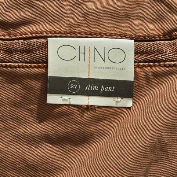 NWT Anthropologie Maeve Chino Crop Pants Slim Sz 27 - Picture 4 of 4